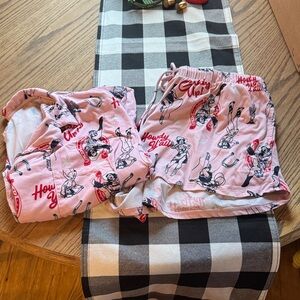 Pink 'Howdy Girl' Pajama Set